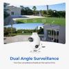 CEATYU Outdoor Surveillance 3K+3K Dual Lens Camera 360 PTZ/Colour Night Vision/7/24 Work/Compatible for MiHome App - EC6 Dual Upgraded view 4