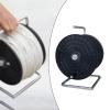 Cable Reel Cable Holder with Metal Stand Power Cord Reel for Backyard Workshop Rvs, S view 4
