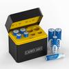 CARRY ANY Rechargeable Lithium Batteries Kit, 4 AA & 4 AAA with Charger view 1