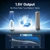 CARRY ANY Rechargeable Lithium Batteries Kit, 4 AA & 4 AAA with Charger view 3