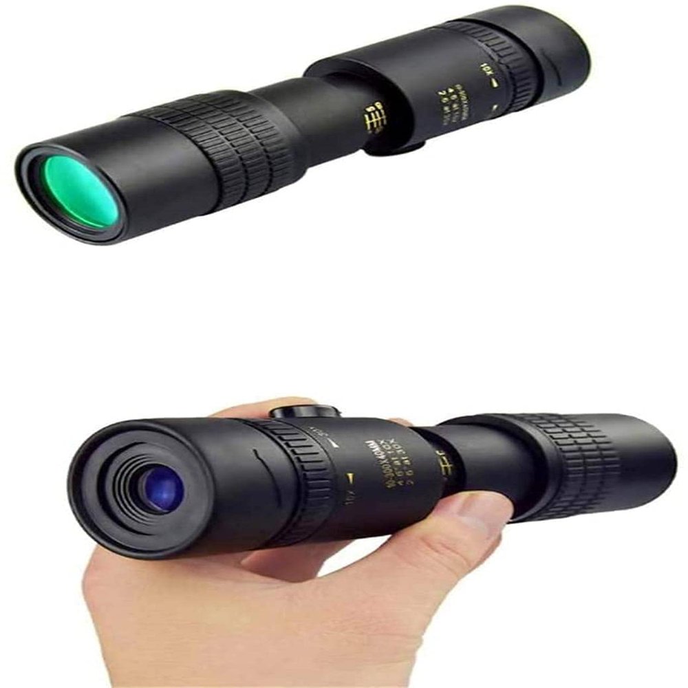 4K 10-300X40mm Telephoto Zoom Monocular Telescope - Portable, Waterproof, Birdwatching, High Power, with Smartphone Holder
