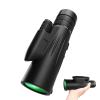 High Power Zoom Monocular Telescope with Smartphone Adapter & Metal Tripod - Ideal for Camping view 1