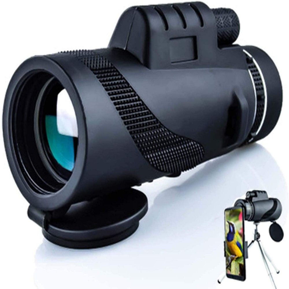 12X255 High Definition Low Light Night Vision Monocular Telescope - Outdoor Use