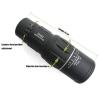 16X52 Dual Focus Monocular Telescope - 16x Zoom, Adjustable Focus, HD Scope for Bird Watching, Hunting, and Travel view 4