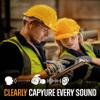 GLORYFIRE Shooting Ear Protection Earplugs, Bluetooth Hearing Protection Earbuds for Noise Reduction(Charcoal & Blaze) view 2