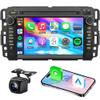 2+32G Double Din Car Stereo for Chevrolet Captiva Sport 2012-2015 with Wireless Carplay Android Auto, 8 Inch Touchscreen Radio Head Unit with Backup Camera Carplay Android Auto GPS Navigation view 2