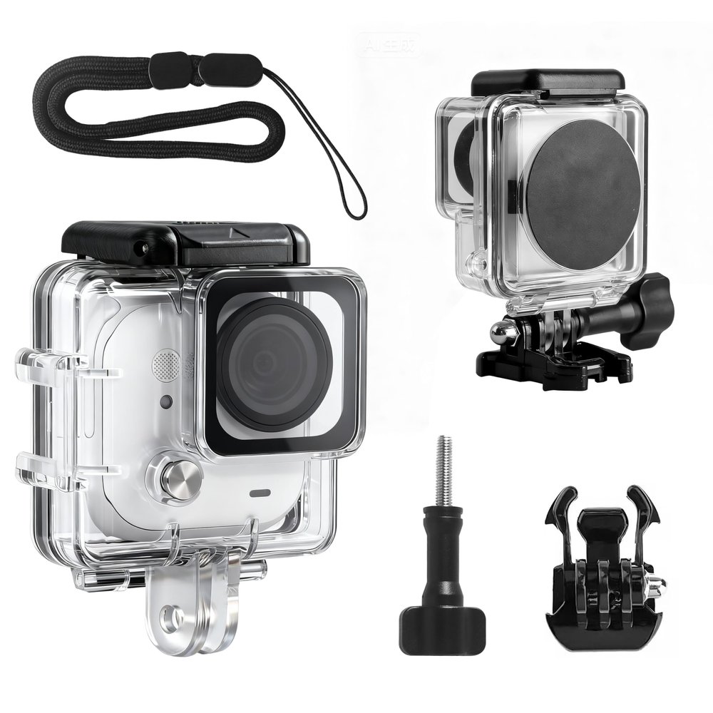 FitStill Waterproof Diving Case Only for Insta 360 Go Ultra Single Camera,164FT/50M Underwater Shell Anti-Scratch Invisible Dive Protective Cover Housing with Bracket Mount Accessory