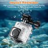 FitStill Waterproof Diving Case Only for Insta 360 Go Ultra Single Camera,164FT/50M Underwater Shell Anti-Scratch Invisible Dive Protective Cover Housing with Bracket Mount Accessory view 3