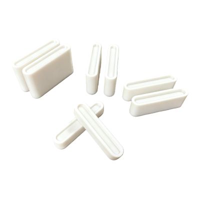 Foot Stand Set for Sonos Arc Soundbar Low-Profile, Non-Slip Feet Risers (Set of 2) Adjustable Height Options Black/White (White, High:50MM)