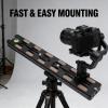230MM Quick Release Plate Adapter, Aluminum Alloy Camera Tripod Mount Base Plate with 1/4 3/8 Inch Screws - Sturdy CNC Machined, Non Slip Design, for DSLR and Stabilizer Setu view 4