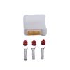 3 Pin XG7032YA-2.3-21 Plastic Automotive Ignition Coil Female Connector With Terminal(White) view 1
