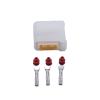 3 Pin XG7032YA-2.3-21 Plastic Automotive Ignition Coil Female Connector With Terminal(White) view 4