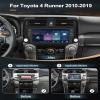 10.33" Car Radio Upgrade for Toyota 4 Runner 2010-2019,Wireless CarPlay Android Auto,Android 13 Head Unit with WiFi SWC GPS 1080P Backup Camera 4+64GB-Black view 2