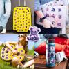 100 Pcs Purple Gothic Stickers Pack, Goth Skull Stickers for Water Bottle Laptop Luggage Skateboard Planner Scrapbooking, Horror Decals for Teens Adults (Goth-02) view 4