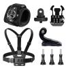 AKASO Brave 4 Action Camera with 64gb Card and Wrist Strap Chest Strap Action Camera Accessories Bundle Kit view 3