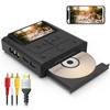 VHS to DVD Recorder, DVD Recorder with HDMI & AV Input, Convert VHS, VCR, Hi8 and Camcorder to DVD, USB, SD or HDD, No PC Needed, 4.3" LCD Preview, Phone Video/Photo to DVD/USB/SD/HDD App Copy view 1