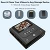 VHS to DVD Recorder, DVD Recorder with HDMI & AV Input, Convert VHS, VCR, Hi8 and Camcorder to DVD, USB, SD or HDD, No PC Needed, 4.3" LCD Preview, Phone Video/Photo to DVD/USB/SD/HDD App Copy view 3