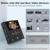 VHS to DVD Recorder, DVD Recorder with HDMI & AV Input, Convert VHS, VCR, Hi8 and Camcorder to DVD, USB, SD or HDD, No PC Needed, 4.3" LCD Preview, Phone Video/Photo to DVD/USB/SD/HDD App Copy view 4