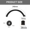 2-in-1 Silicone Case Cover for Beats Solo 4 & Solo 3 Headphones, Soft Sweat Earpad Covers & Zipper Headband Covers for Solo4 Solo3 Solo2 Accessories, Waterproof & Sweatproof Black view 4