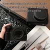 Andoer Camera Protective Bag PU Leather Anti Scratch Cameracase with Shoulder Strap Compatible with V1 Camera (Black) view 2