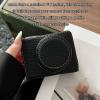Andoer Camera Protective Bag PU Leather Anti Scratch Cameracase with Shoulder Strap Compatible with V1 Camera (Black) view 3