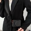 Andoer Camera Protective Bag PU Leather Anti Scratch Cameracase with Shoulder Strap Compatible with V1 Camera (Black) view 4