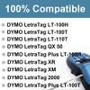 91331 White Plastic Label Tape Compatible with Dymo Letratag Label Maker Refill 12mm x 4m (1/2" x 13') Work with LT 100H 100T QX50 200B Labeler, 10-Pack view 3