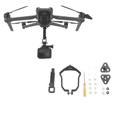 Chuhals for Sports Camera Top Bottom Mount Holder Fixed for Gopro All Series Action 5 3 2 1 for DJI Air for 3S Drone(Bottom Holder)