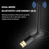 USB Bluetooth 5.1 Adapter for Desktop PC: Long Range 300FT Wireless Dongle with 5dBi Antenna Plug & Play for Laptop Windows 11/10/8.1, Pair BT Headphones/Headset/Speaker/Mouse/Keyboard/Printer view 2
