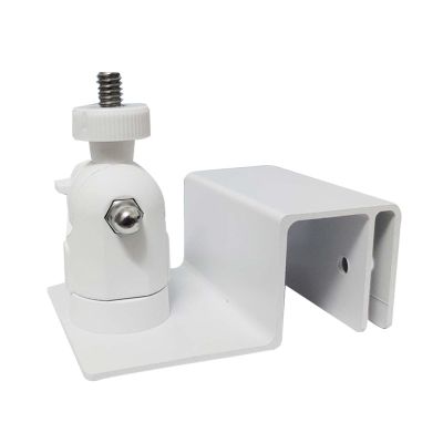 Fafeicy Satellite TV Dish Mounts Adjustable Gutter Bracket for Mini Dish with Aluminum Adapter