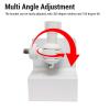 Fafeicy Satellite TV Dish Mounts Adjustable Gutter Bracket for Mini Dish with Aluminum Adapter view 4