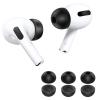 2025 Release KASOTT Memory Foam Replacement Ear Tips for AirPods Pro 3- Enhanced Bass,Superior Noise Isolation,Soft&Comfortable,Stable,Anti-Slip,Fits in Charging Case,3 Pairs (Black, Small) view 1