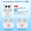 2025 Release KASOTT Memory Foam Replacement Ear Tips for AirPods Pro 3- Enhanced Bass,Superior Noise Isolation,Soft&Comfortable,Stable,Anti-Slip,Fits in Charging Case,3 Pairs (Black, Small) view 4