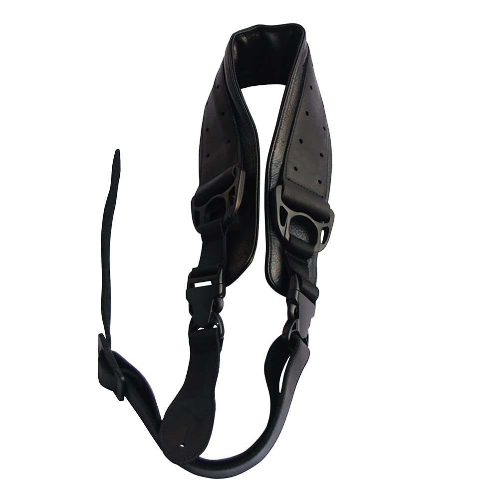 MVNOIRE Leather Guitar Strap Soft Belt for Electric Bass Acoustic Accessories