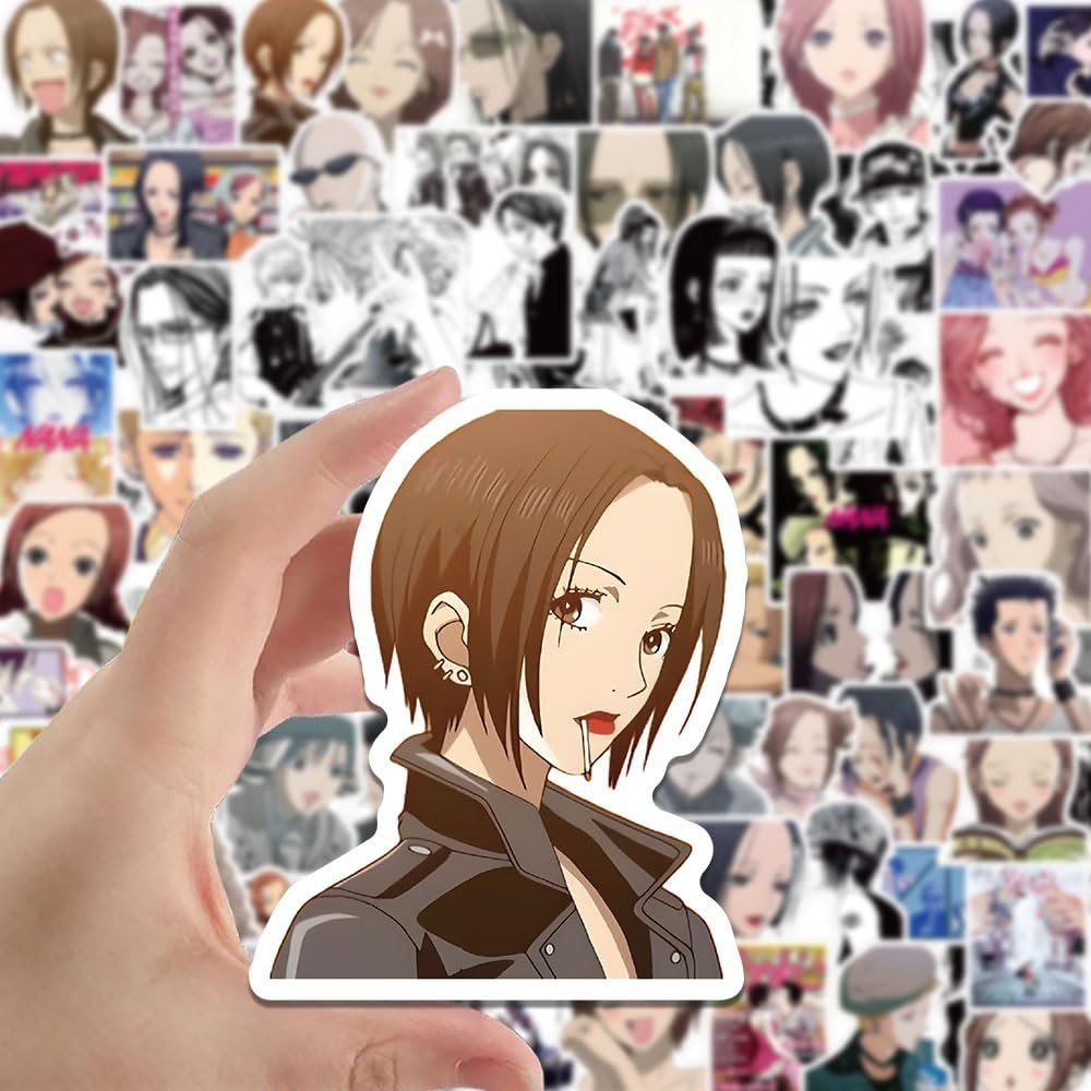 100Pcs Anime Stickers Pack Classic Anime Theme Stickesr for Water BottleVinyl Waterproof Decals for LaptopGuitarBumperSkateboardPhoneCarGifts for Adults/Kids/Teens(NA)