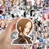 100Pcs Anime Stickers Pack Classic Anime Theme Stickesr for Water BottleVinyl Waterproof Decals for LaptopGuitarBumperSkateboardPhoneCarGifts for Adults/Kids/Teens(NA) view 1