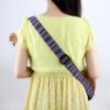 MVNOIRE Adjustable 75-130cm Ukulele Guitar Strap Cotton Leather Bohemian Sling Belt view 2