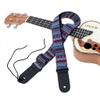 MVNOIRE Adjustable 75-130cm Ukulele Guitar Strap Cotton Leather Bohemian Sling Belt view 4