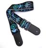 MVNOIRE Guitar Strap Weave Genuine Leather Ends- Woven Braided Adjustab for Bass Electric & Acoustic view 1