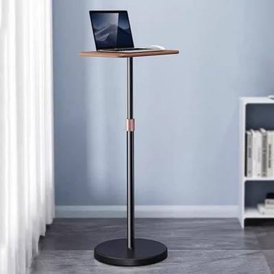 Adjustable Portable Laptop Stand, Height 70-120cm, Stable Floor Desk for Home Office & School, Versatile Podium Table for Bedside & Sofa Use