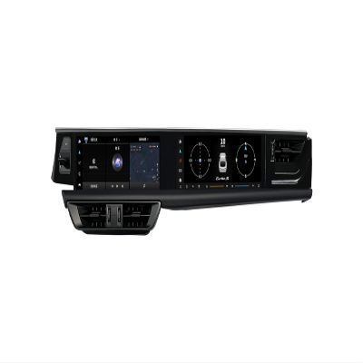 12.3 Inch Dual Screen Car Stereo for Porsche Macan 2018-2024 2K 12+256G IPS Touch Screen Upgrade Android Head Unit Carplay GPS Navigation Multimedia Player