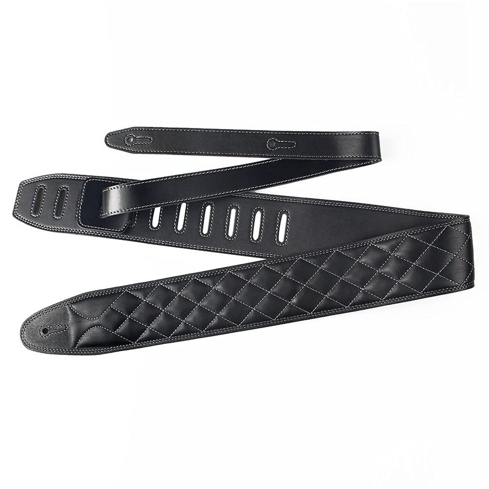 MVNOIRE Diamond Line Guitar Strap for Electric Acoustic Bass Straps Belts Accessories