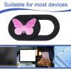 3 Pcs Webcam Cover Slide Butterfly Design Ultra-Thin Laptop Camera Cover Slide Web Cam Privacy Blocker for Desktop Laptop Computer Smartphone Tablet to Protect Your Privacy and Security view 4