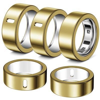 Hexasider 5 Pack Ring Cover Compatible with Oura Ring Gen 4/Oura Ring Gen 3 Horizon/Heritage, Abrasion-Resistant TPU Case for Oura Ring Protector Accessories for Oura Size 12