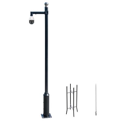 Security Pole, Universal Metal Monitoring Rod with Mounting Holder for Surveillance Camera, Ideal for Residential and Factory Use