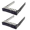 2-Pcs 2.5" Hard Drive Caddy P22892-001 Compatible for HP Proliant ML350 Gen10/G10 Plus V2 Server DL385 DL325 DL380 DL360 DL365 DL345 G11,SSD Mounting Bracket view 1