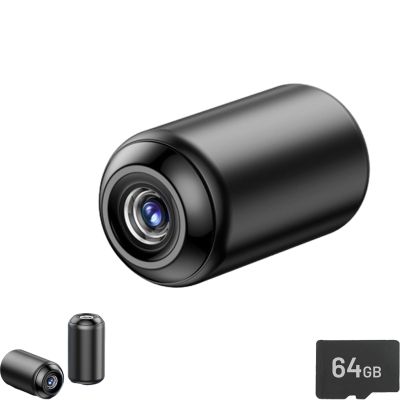Indoor Security Camera, Wireless Camera Hidden Spy Camera for Home Use, HD Mini WiFi Security Camera with Night Vision, Remote Viewing by Mobile App for Home & Office (Camera+64G)