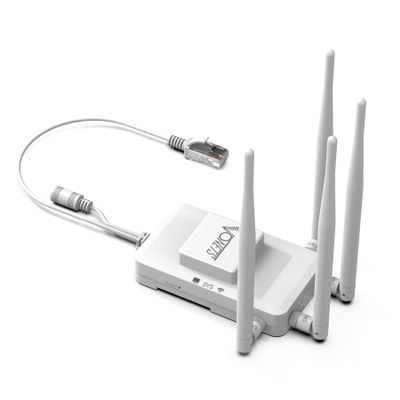 Vonets 1800Mbps WiFi to Ethernet Adapter 5.8GHz Wireless Bridge, 2-Port Gigabit PoE Compatible, WiFi Bridge for 4K Streaming/Gaming/Smart TV, Home/Enterprise Multi-Mode Use