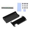 Aluminum Alloy Heatsink Case Passive Cooling Enclosure Pin Header for Zero 2W and Zero Model Black Protective Shell with Thermal Column view 3