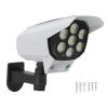 Fake Surveillance Security Solar Light LED High Brightness Simulation Dummy Camera Monitoring Street Lamp IP64 ABS Material Solar Powered Motion Activated for Outdoor Garden Gate view 1